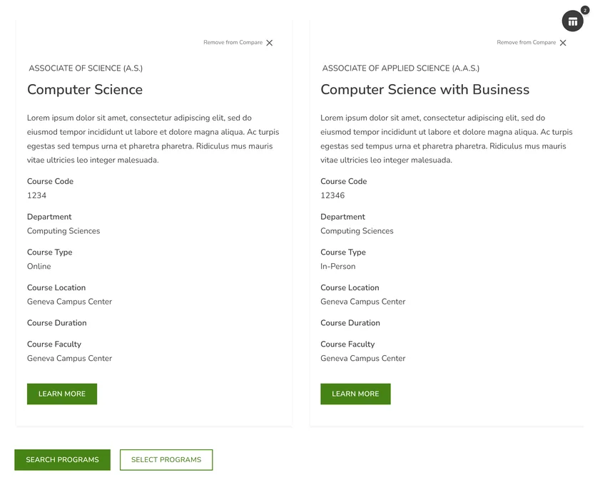 program compare