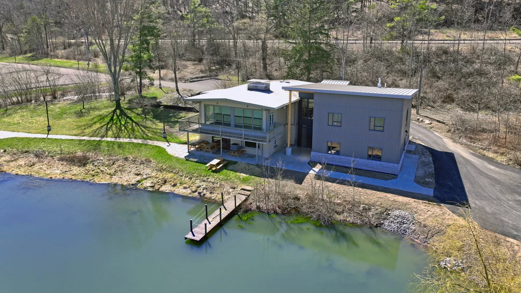 FLCC Muller Field Station and Bunk House aerial image.