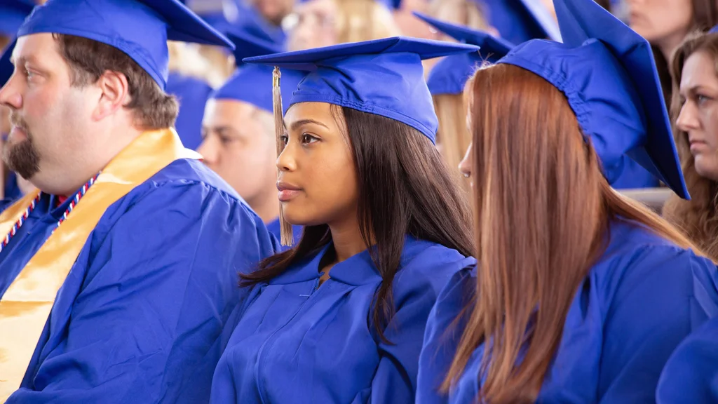 FLCC graduate at the commencement ceremony