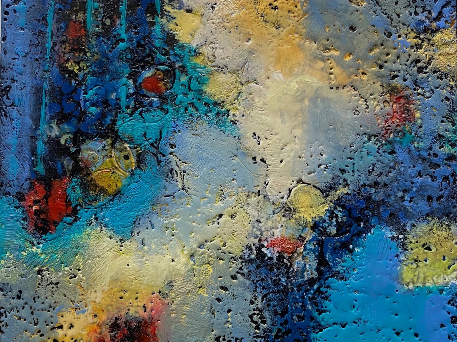 Colorful artwork by Jeanne Beck
