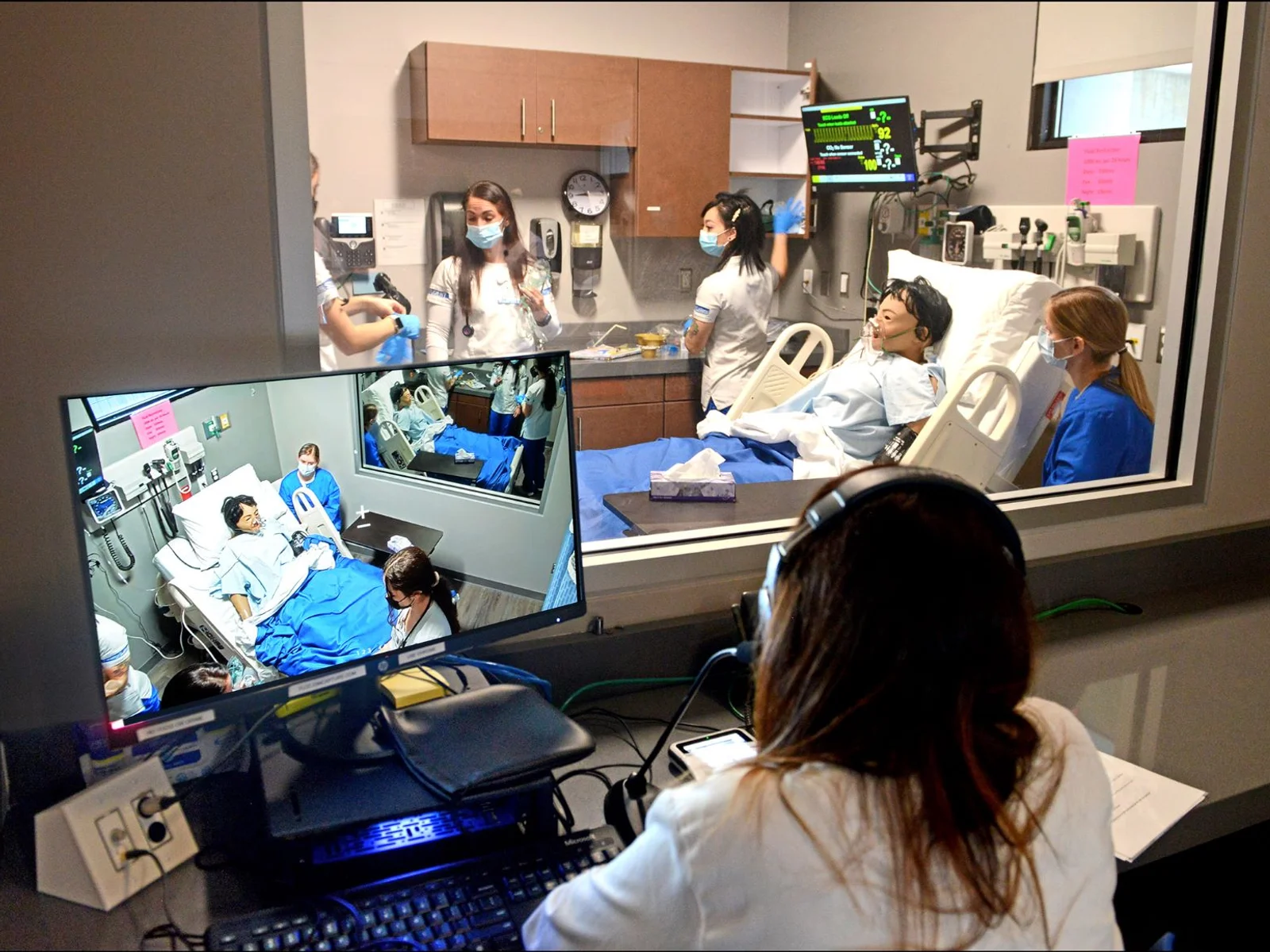 Nursing simulation room