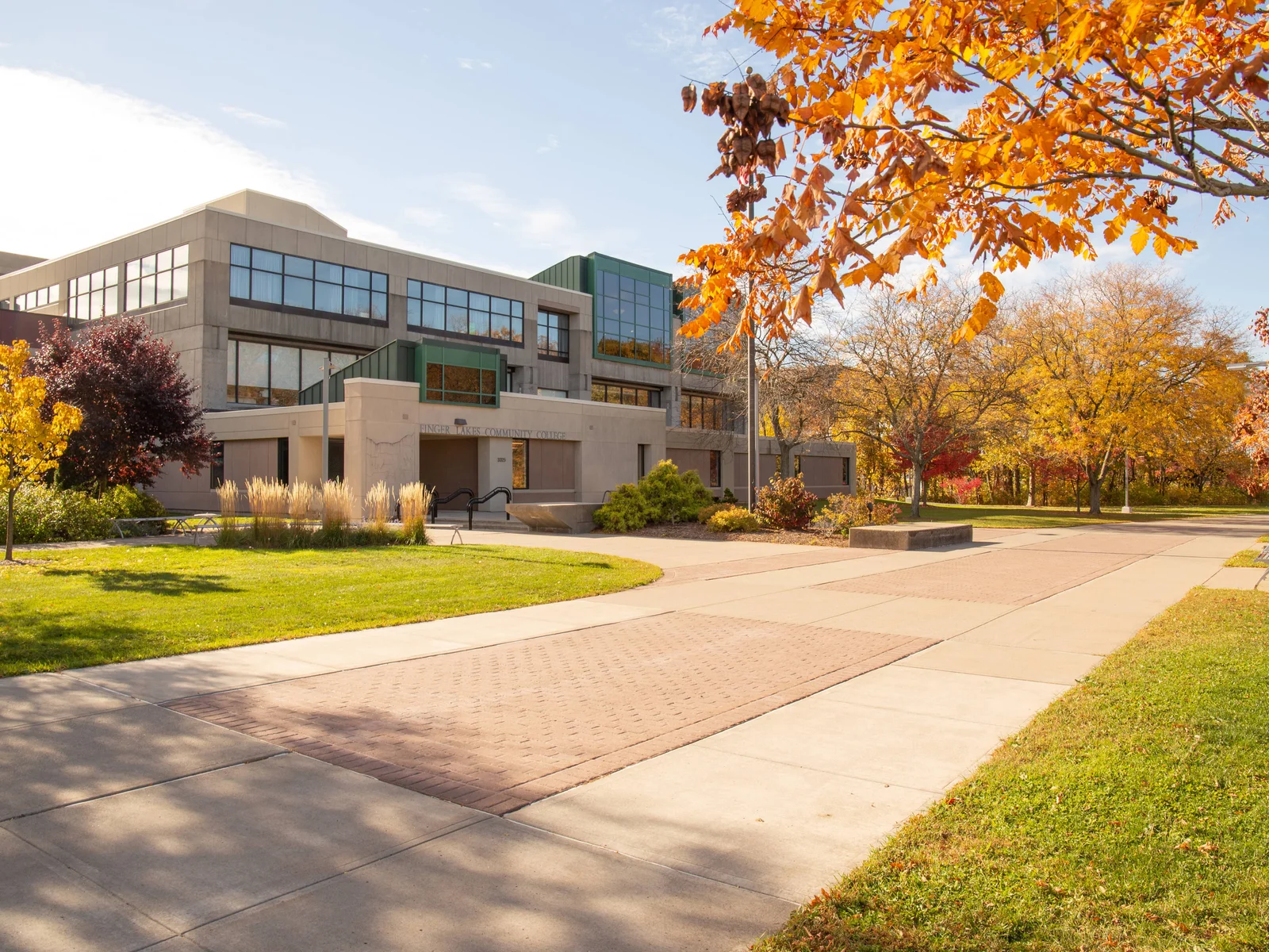 Finger Lakes Community College - front of main building