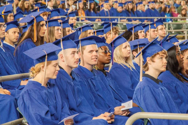 Graduates at FLCC Commencement Ceremony.