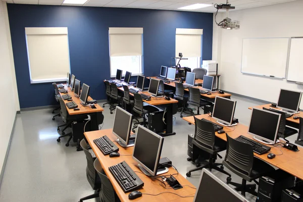 A computer lab at Victor Campus Center.