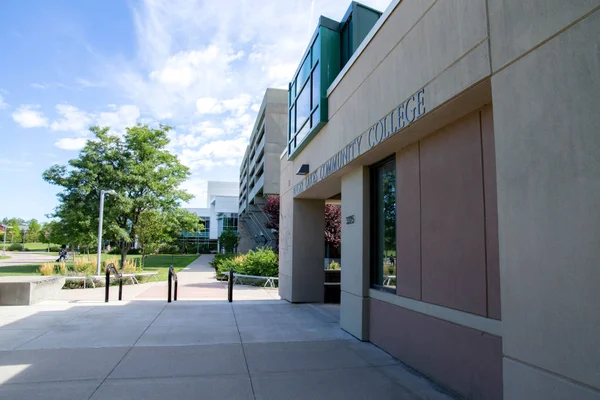 Finger Lakes Community College - front of main building, library entrance