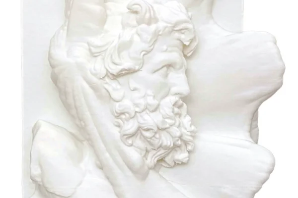 Image of a sculpture depicting a man