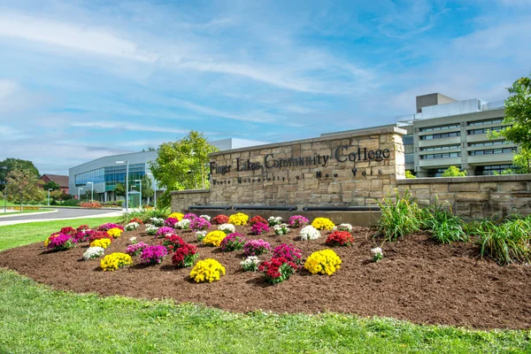 Finger Lakes Community College sign