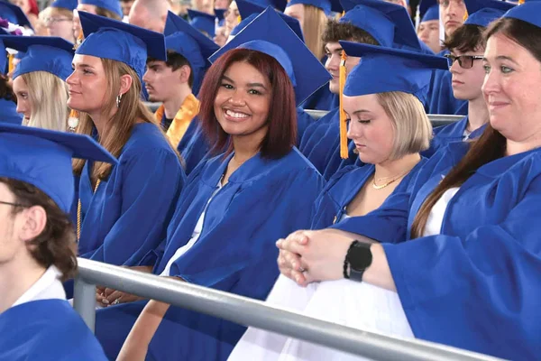 FLCC graduates wait for their names to be called at Commencement.
