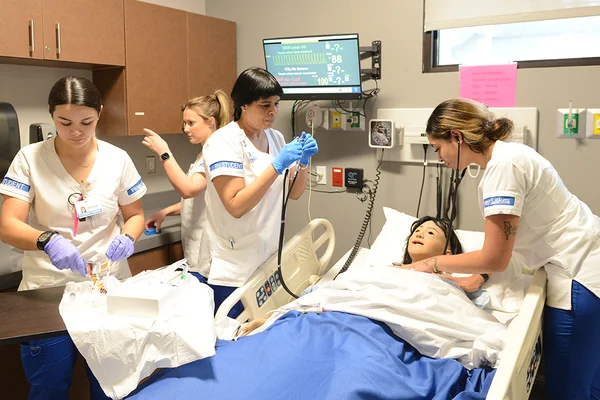Nursing lab exercises at FLCC