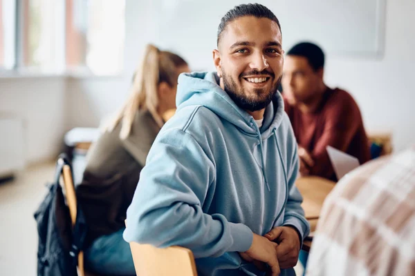 A student studying English as a Second Language (ESL) at FLCC.