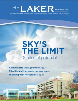 Cover of The Laker magazine