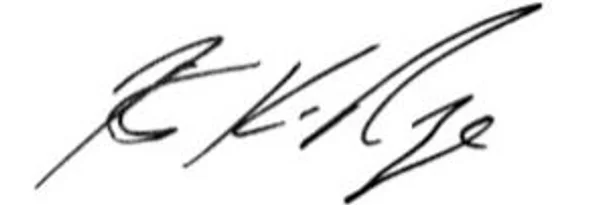 Robert K. Nye signature