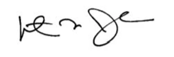 Kristina Johnson signature