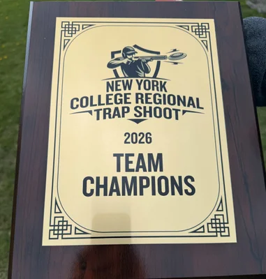 FLCC team championship plaque from the May 2 trap shoot.