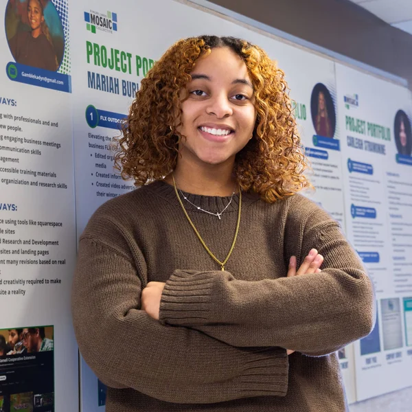 FLCC Mosaic Collective student showcases the learning experience.